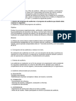 Taller Programa y Plan de Auditoria