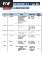 Cronograma de avaliações  P2 - 1º Ano vespertino - 4º Bim. .pdf