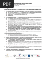 CIMA Approved Calculator Guidance | PDF | Calculator | Computing