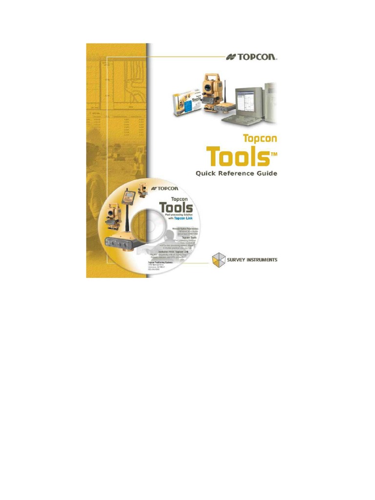 Topcon Tools - Manual Quick - Rus PDF | PDF