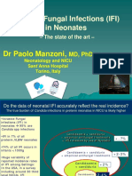 Presentation Invasive Fungal Infections Ifi Neonates State Art Paolo Manzoni - en PDF