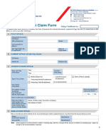 Personal Accident: Claim Form