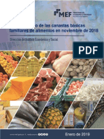 Informe CBF de Alimentos - Noviembre 2018