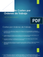 Costo Por Ordenes de Trabajo