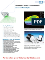 Free Space Optical Communication Tip-Tilt-Mirror Brochure