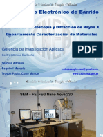 Microscopía Electrónica de Barrido PDF