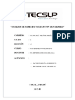 Analisis Gases de Combustion