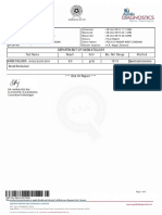 Department of Haematology: Test Name Result Unit Bio. Ref. Range Method