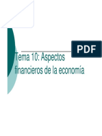 Tema 10 - Aspectos Financieros de La Economía