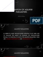 R8 Derivation of Aquifer Parameters