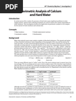 3 - Gravimetric Analysis of Calcium and Hard Water - S PDF