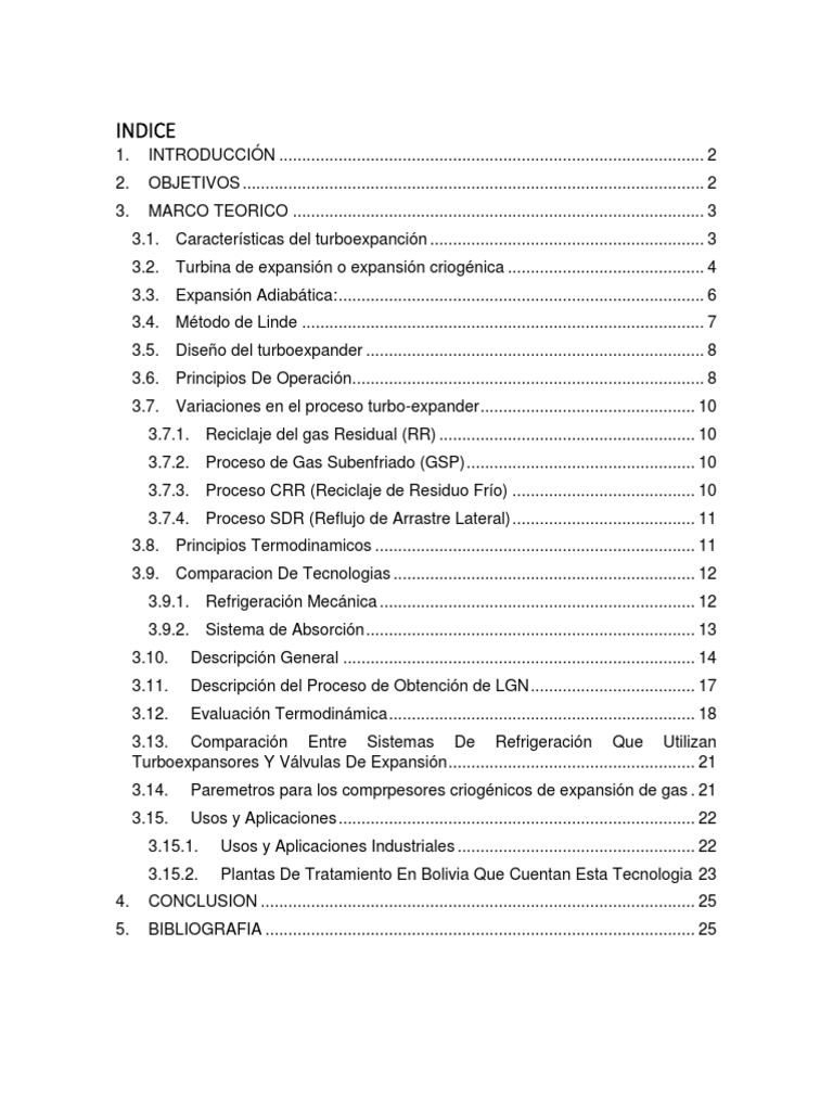 Tecnología de Turboexpansores en Gas Natural | PDF | Refrigeración ...