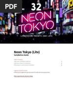 Neon Tokyo (Lite) : Installation Guide