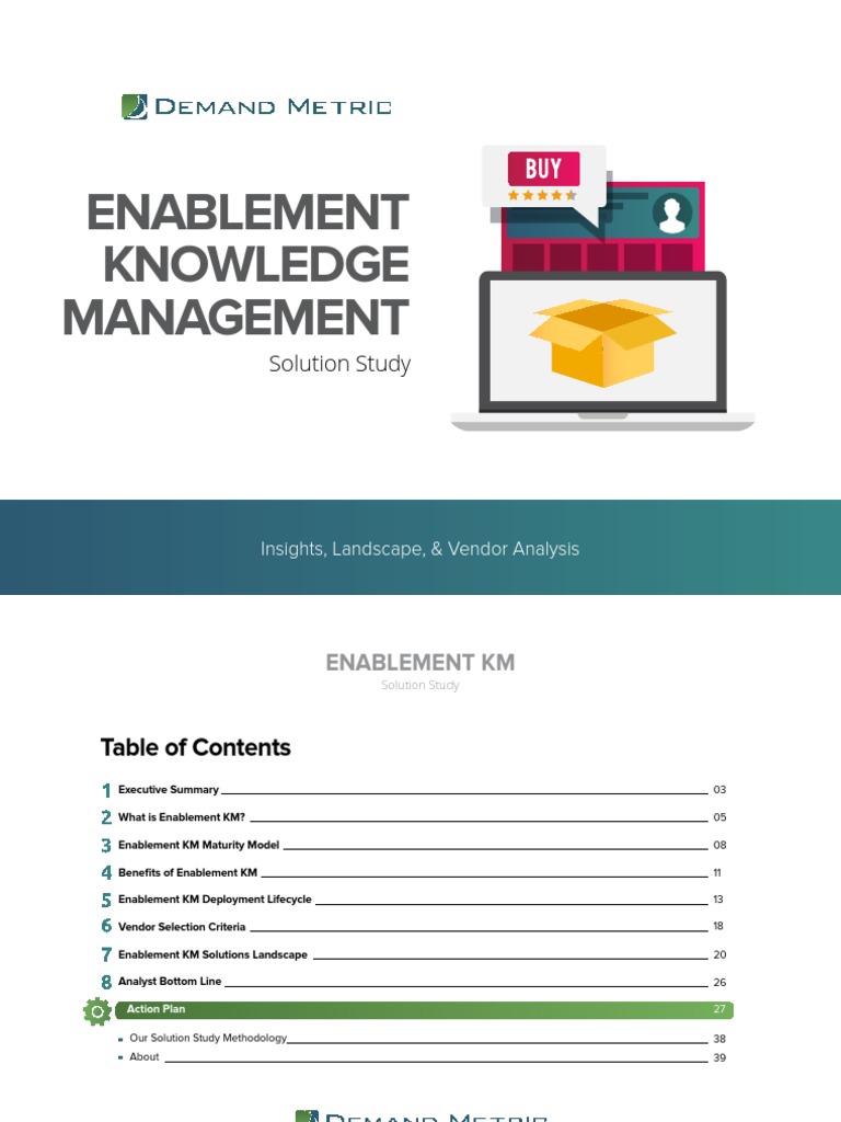 Sales Enablement Knowledge Management | PDF | Sales | Customer ...