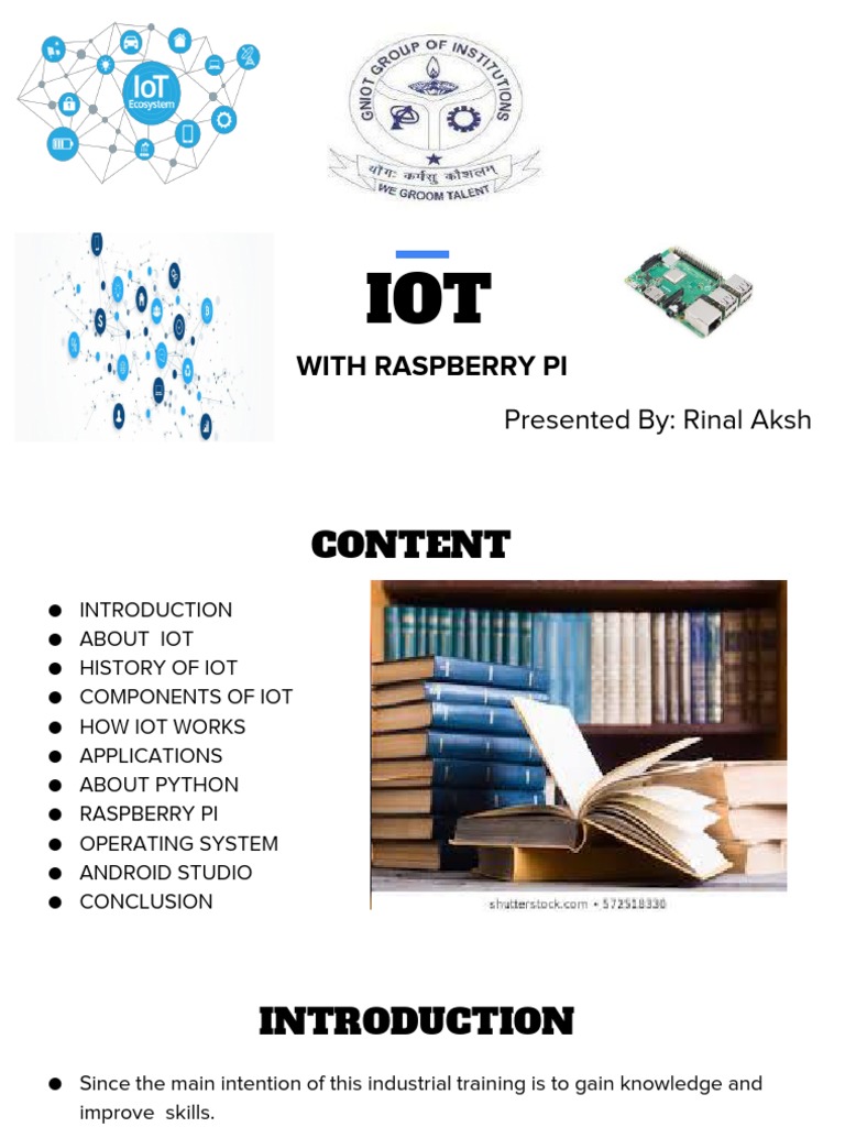 IoT with Raspberry Pi Guide | PDF | Raspberry Pi | Internet Of Things