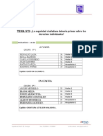 Equipos de Debate Actividad Martes 15 de Oct Temas 3 y 4