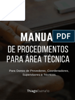 Manual técnico para área técnica