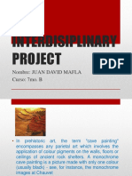 Interdisiplinary Project: Nombre: Juan David Mafla Curso: 7mo. B