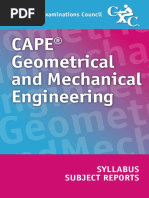 Cape Gmed Syllabus