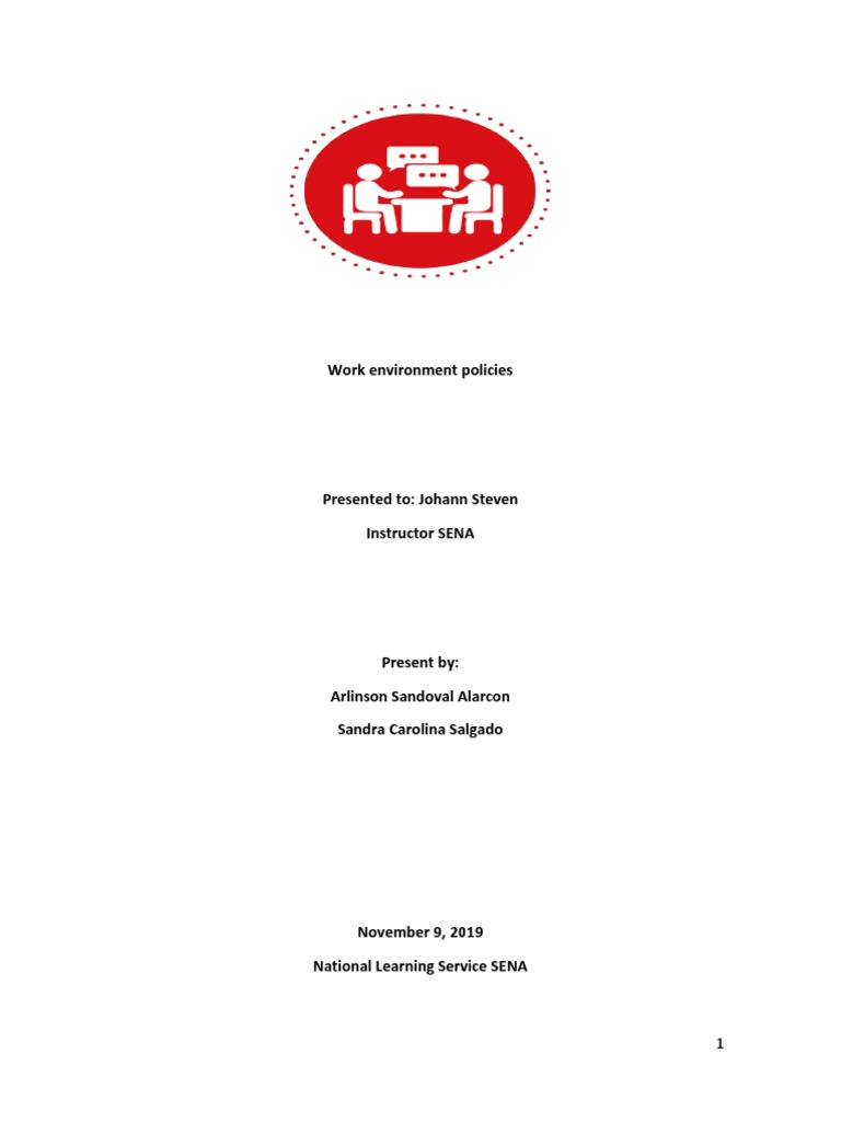 Work Environment Policies Overview | PDF | Employment | Motivation