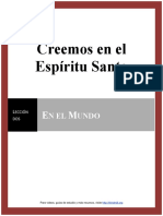 CreemosEnElEspirituSanto Leccion2 Manuscrito Espanol PDF