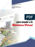 Guía PARA Acceder a La Biblioteca Virtual