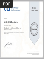 Abhishek Ameta: Course Certificate