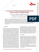 An Assessment of Danger During Spring Floods and Ice Jams in The North of European Russia