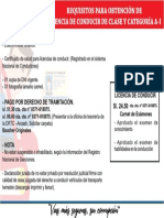 Requisitos para Obtencion Licencia A1 PDF