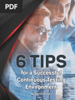 6 Tips For A Successful Continuous Testing Environment