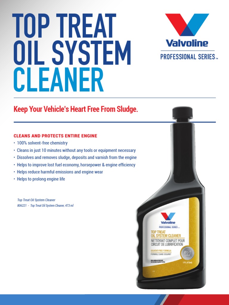 UsVps0300En Vps Top Treat Oil System Cleaner Sell Sheet 1 Download