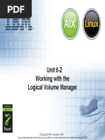 Unit 6-2 Working With The Logical Volume Manager