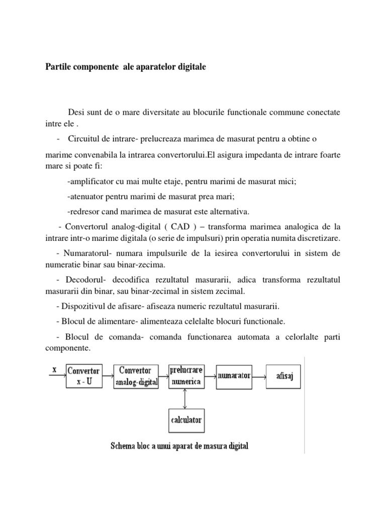Partile Componente Ale Aparatelor Digitale | PDF