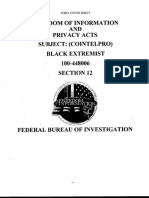 FBI COINTELPRO-Black Extremism Section 12
