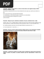 PROVA DE REPOSIÇÃO 7° ANO 3° BIMESTRE