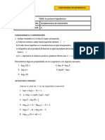 3 - Hoja de Trabajo 4-Ecuaciones Exponenciales