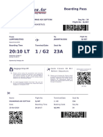 20:10 LT 1 / G2 23A: Boarding Pass