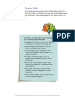 Sample Emergency Disaster Drills PDF