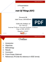 Internet of Things (IOT) : A Presentation On