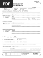Concerned Parents of California PAC (CPOCPAC) FEC FORM 1 November 1, 2019