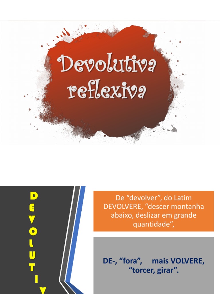 Devolutiva Reflexiva para Professores | PDF | Lição | Imagem