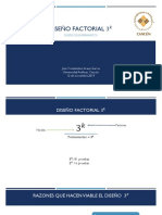 Diseño Factorial 3: José Constantino Arana Garcia Universidad Anáhuac Cancún 12 de Noviembre, 2019
