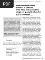 Mowen Xie 2003 (3D Slope Stability in A GIS)