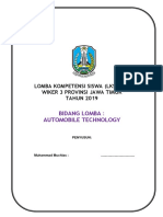 KISI-KISI Deskripsi Teknis LKS WILKER 3 JATIM 2019 NOP - Automobile Technology