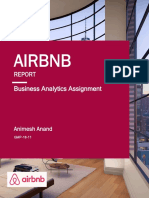 Airbnb: Business Analytics Assignment
