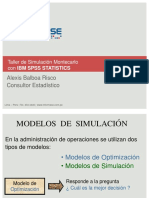 Taller de Simulación Montecarlo Con IBM SPSS STATISTICS