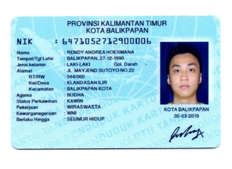 KTP Rendy | PDF