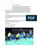 Unidad Funcional Ejercicios de Fuerza para Bádminton