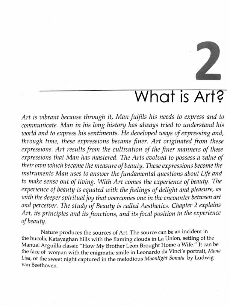 What Is Art PDF Aesthetics Experience
