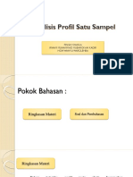 Analisis Profil Satu Sampel